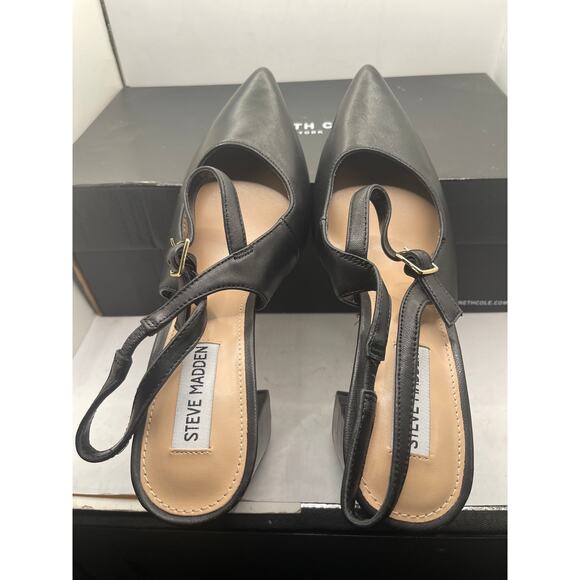 STEVE MADDEN MAEGAN BLACK PATENT Size 8.5M - Picture 6 of 10